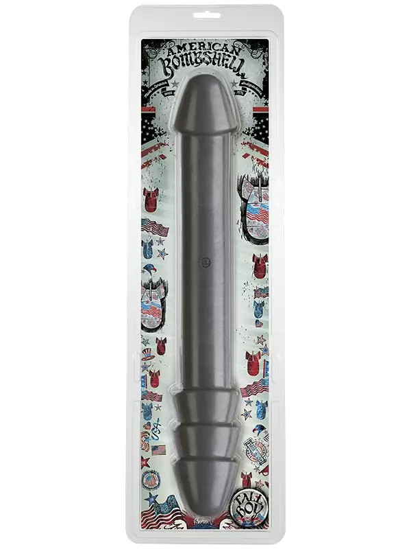 Двухсторонний фаллоимитатор Bombshell Tall Boy – черный	