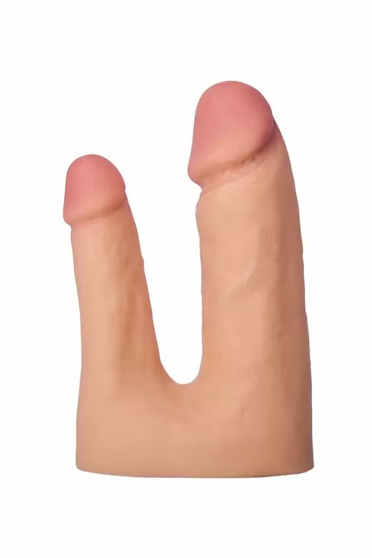 Реалистичная насадка TOYFA XLover Double Pleasure для двойного проникновения – телесный