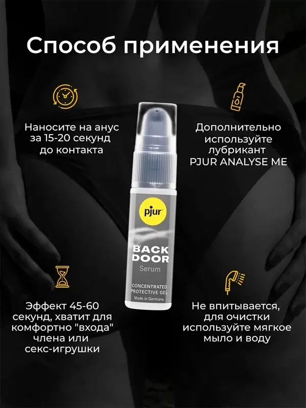 Анальная сыворотка pjur BACK DOOR Serum, 20 мл