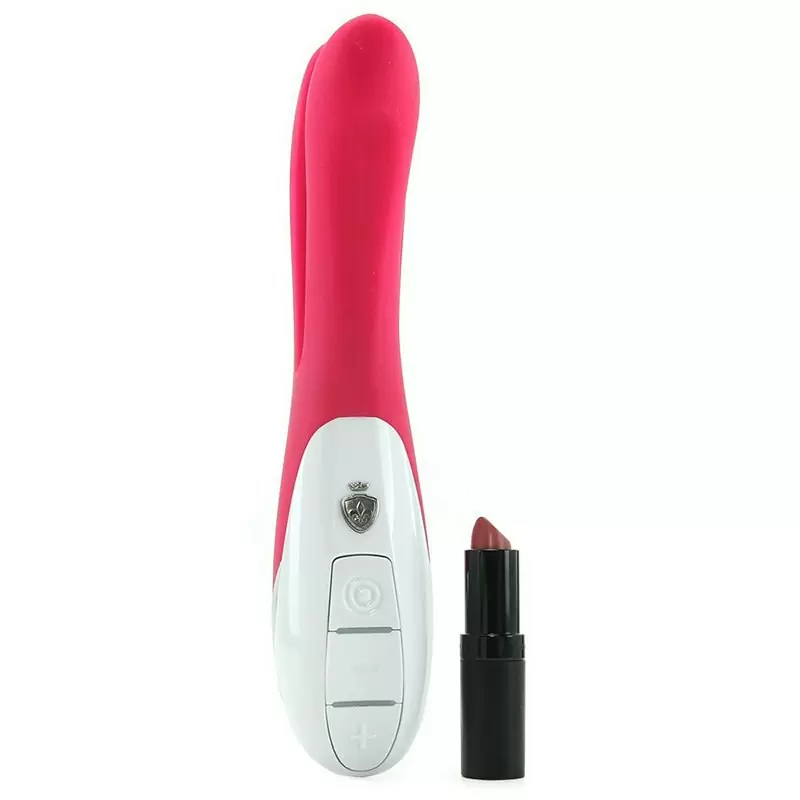 Вибромассажер Bon Aparte для двойного проникновения – фуксия