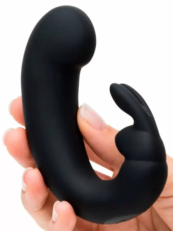 Компактный вибратор-кролик Fifty Shades of Grey Rabbit Sensation, 20 режимов, 11 см, черный