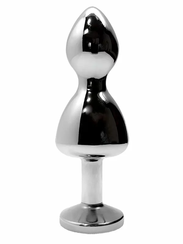 Элегантная анальная втулка Wooomy Lollypop, красный кристалл, 8,5 см, размер S