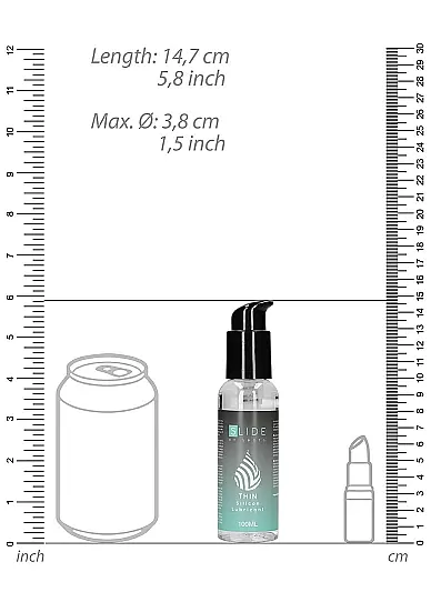 Лубрикант на силиконовой основе Slide Thin - 100 мл.