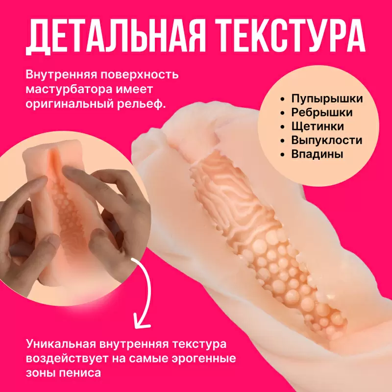 Реалистичный мастурбатор-вагина Real Woman Блондинка