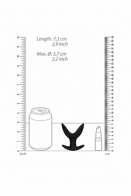 Анальная пробка (эспандер) Split 3 - 3 Inch