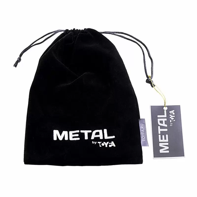 Металлический ошейник с маленьким колечком Toyfa Metal – серебристый