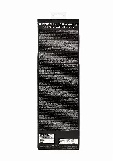 Набор из четырех стимуляторов уретры (струн) Silicone Spiral Screw Plug Set - Advanced