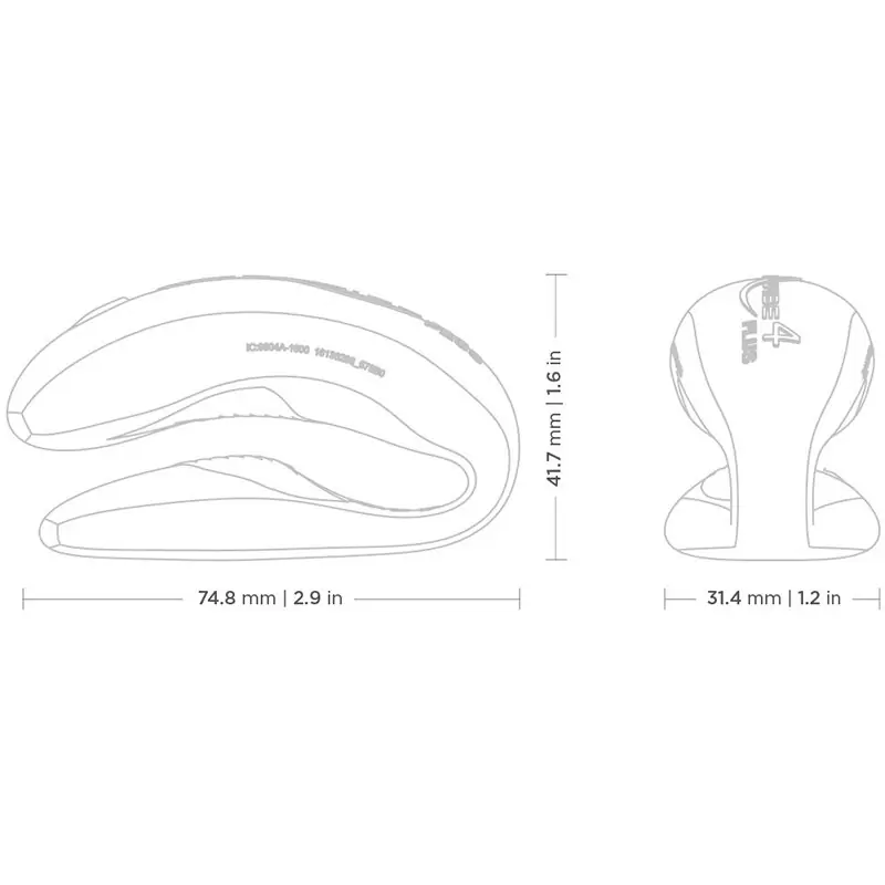 Вибромассажер для пар на радиоуправлении We-Vibe 4 Plus – серый