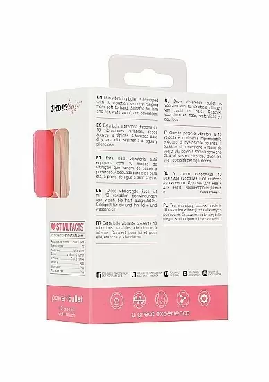 Вибропуля Power Bullet (Розовая)