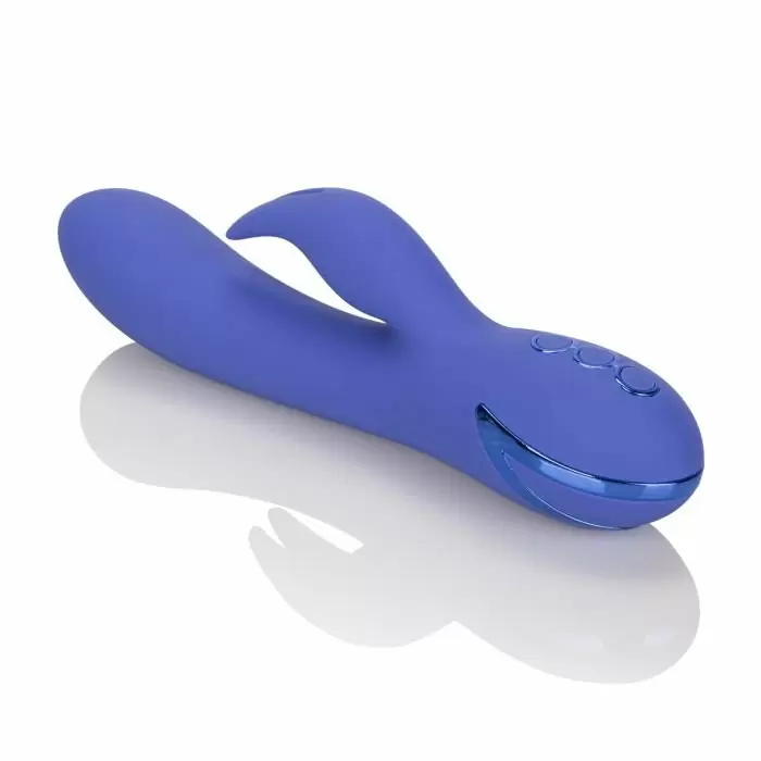 Гладкий вибратор-кролик Calexotics California Dreaming Beverly Hills Bunny, 11,5 см, силикон, сиреневый