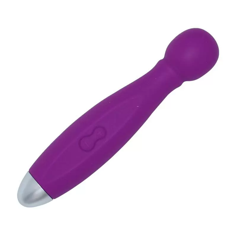  Перезаряжаемый вибростимулятор с тремя насадками для двоих Bowling – фиолетовый