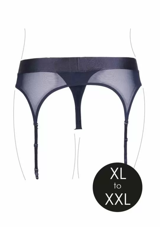 Гартер с трусиками для страпона и вибропулей - XL/XXL