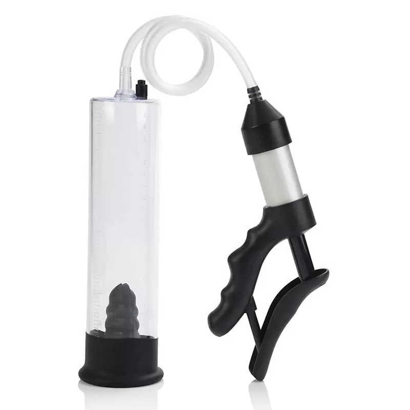 Вакуумная помпа Quick Draw с эрекционным кольцом – прозрачный