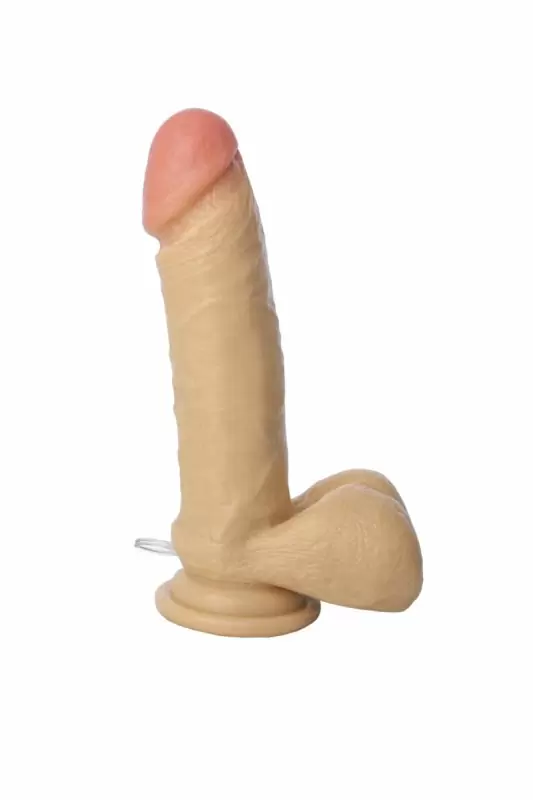 Реалистичный фаллоимитатор с мошонкой TOYFA RealStick #102 - телесный