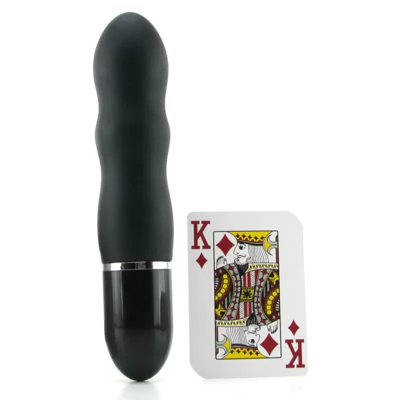 Волнистый вибромассажер 10-Function Adonis Conqueror – черный