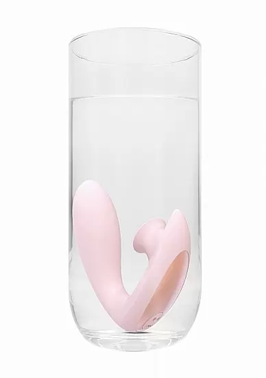 Бесконтактный вибратор-кролик Irresistible Desirable Pink, 12,5 см, 10 режимов, силикон, розовый