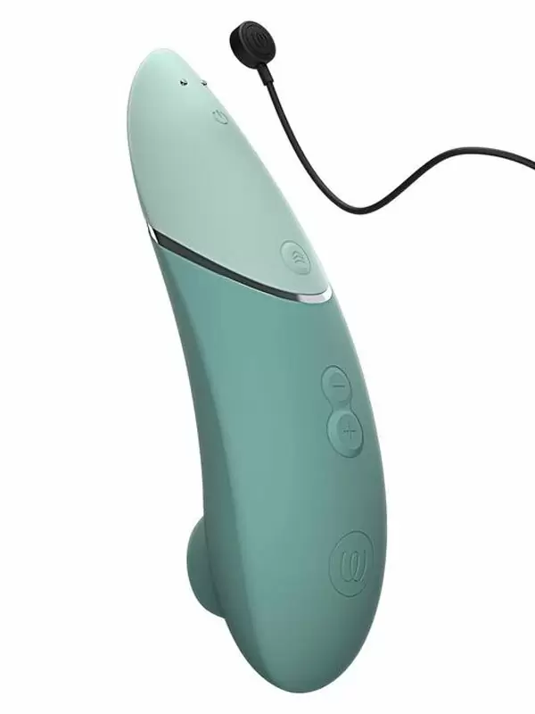 Бесконтактный стимулятор клитора Womanizer Next, технология Pleasure Air, 14 скоростей, зеленый