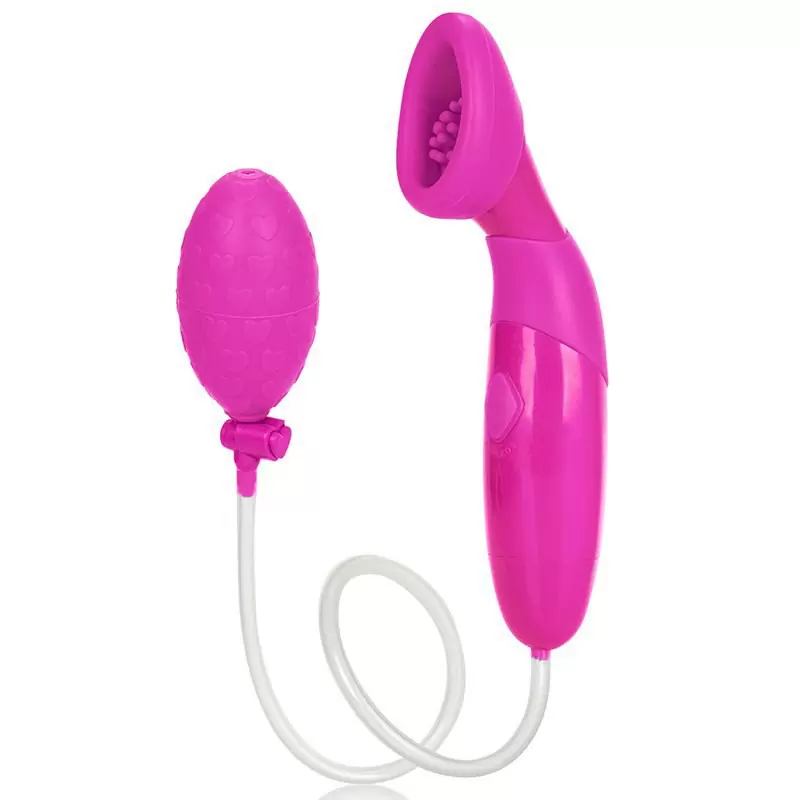 Помпа для клитора с вибрацией Waterproof Silicone Clitoral Pumps – розовый