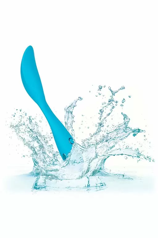 Гибкий вибратор Palm Springs Pleaser, с функцией Power Boost, 15,2 см, силикон, голубой