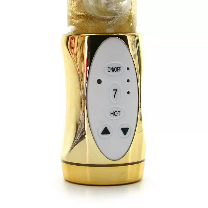 Вибромассажер Impulse Butterfly со стимулятором клитора бабочкой – золотистый