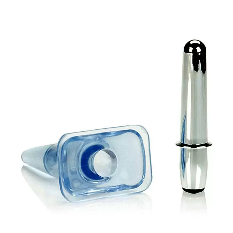 Анальная пробка с вибрацией High Intensity Vibro Tease Stimulators - голубая