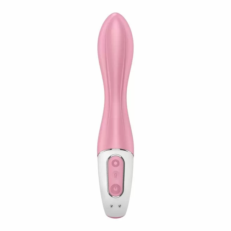 Надувающийся вибратор Air Pump Vibrator 2, технология Air Pump, 12 режимов, розовый