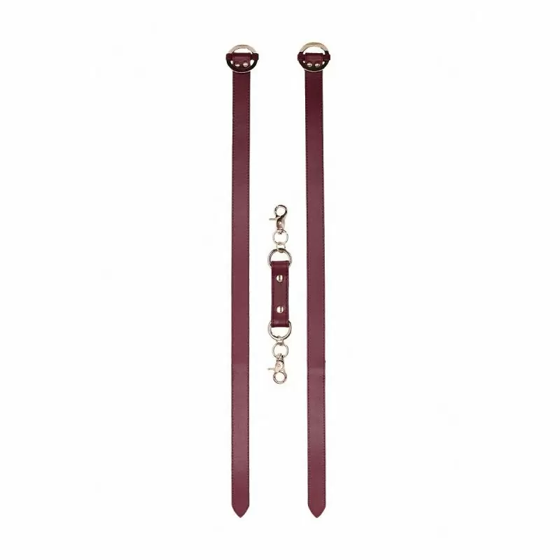 Элегантные оковы Ouch Ouch! - Thigh Cuffs - Burgundy, 110 см, красный