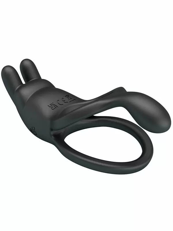 Перезаряжаемое эрекционное виброкольцо Baile Dwayne, с подхватом мошонки, стимуляция клитора, силикон