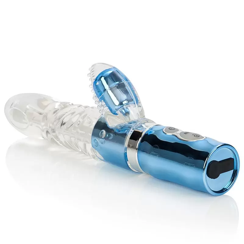 Хай-тек вибромассажер Precious Metal Jewels The Princess перезаряжаемый – голубой