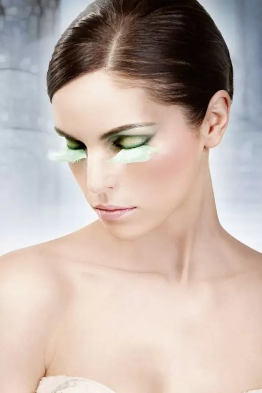 Ресницы перьевые Baci Юла – бирюзовый