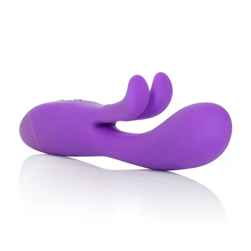 Элегантный вибратор-кролик Embrace Sweetheart Wand, 20 см, силикон, фиолетовый