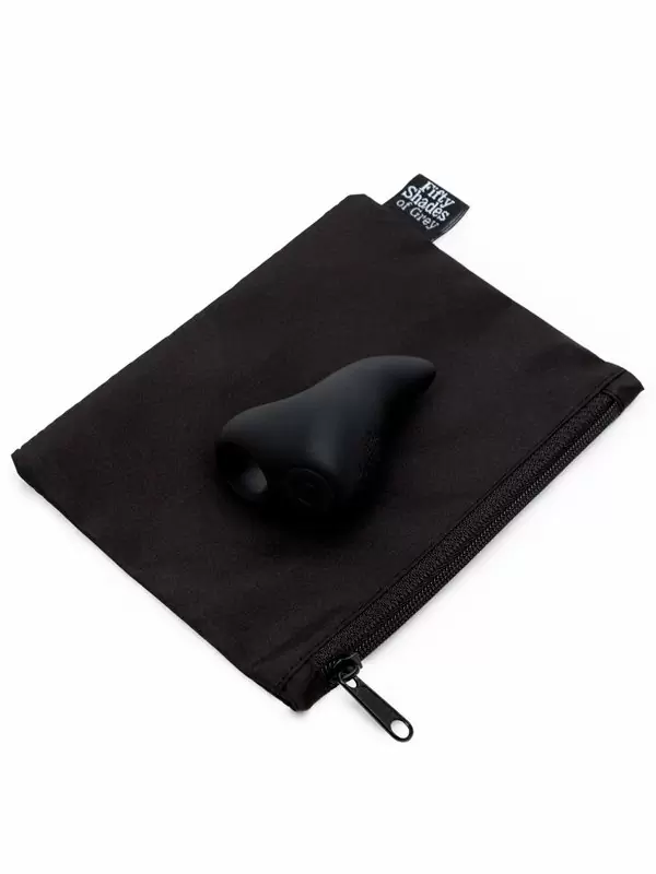 Пальчиковый вибратор Fifty Shades of Grey Finger Sensation, 20 режимов, 7,6 см, черный