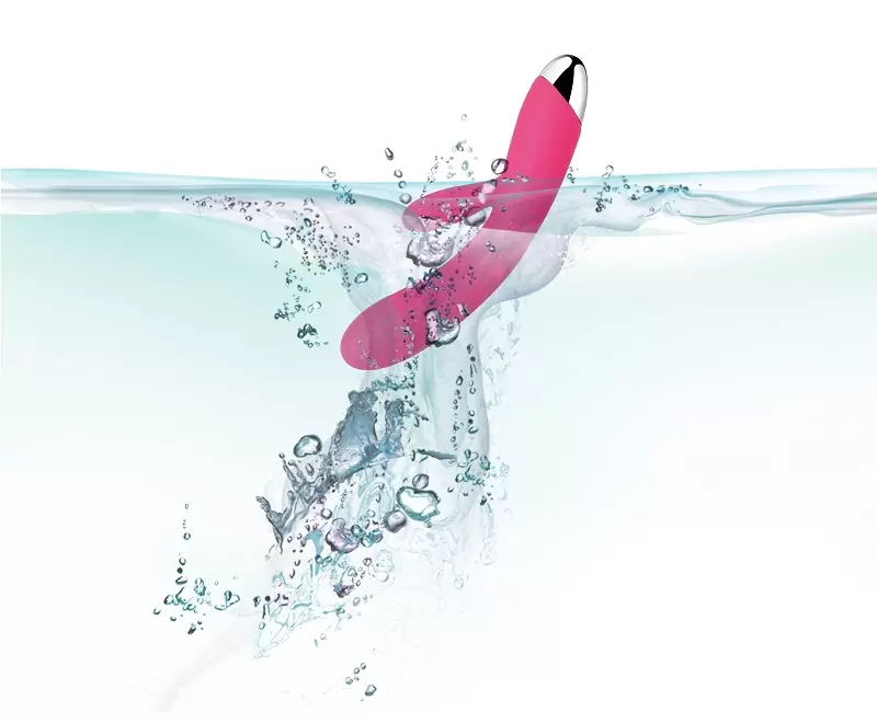 Вибратор-кролик Angel с ребристым стволом, клиторальным отростком и функцией нагрева