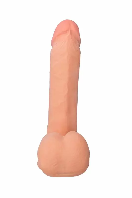 Реалистичный фаллоимитатор с вибрацией TOYFA RealStick Elite Remote 17 см - телесный