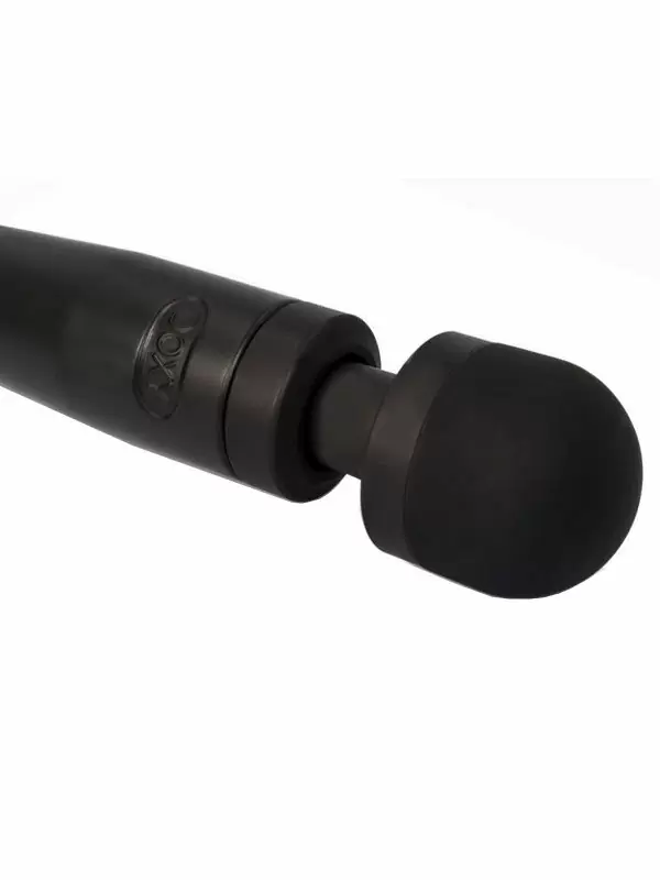 Мощный вибратор Doxy Die Cast 3, 28 см, силикон, матовый черный