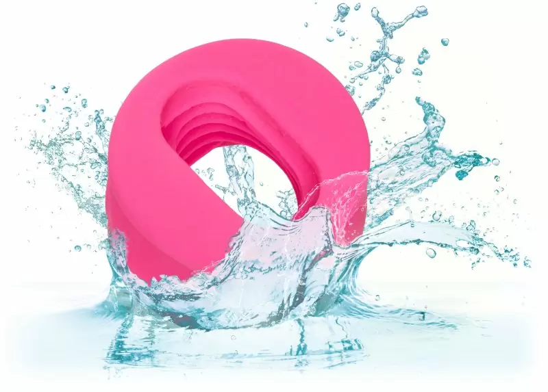 Эрекционное кольцо-бампер SLOP TOP FILTHY LUV, диаметр 3 см, силикон, светящийся, розовый