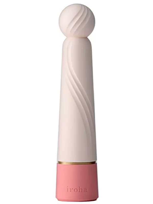 Необычный вибратор iroha Sango Rin+, 16 см, 4 скорости, розовый