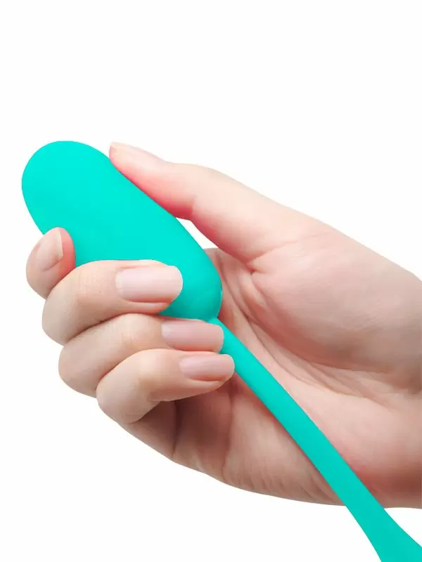 Элегантное виброяйцо Pretty Love Julius, 19,6 см, 12 режимов, силикон, бирюзовое