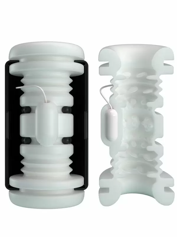 Автоматический вибромастурбатор Baile DJ Girl, с функцией толчков, 13 см, ТПР