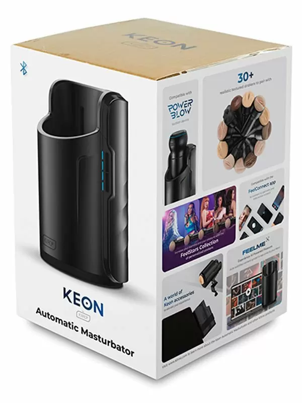 Интерактивный мастурбатор Kiiroo Keon, управление с приложения, черный | Он и Она 18+