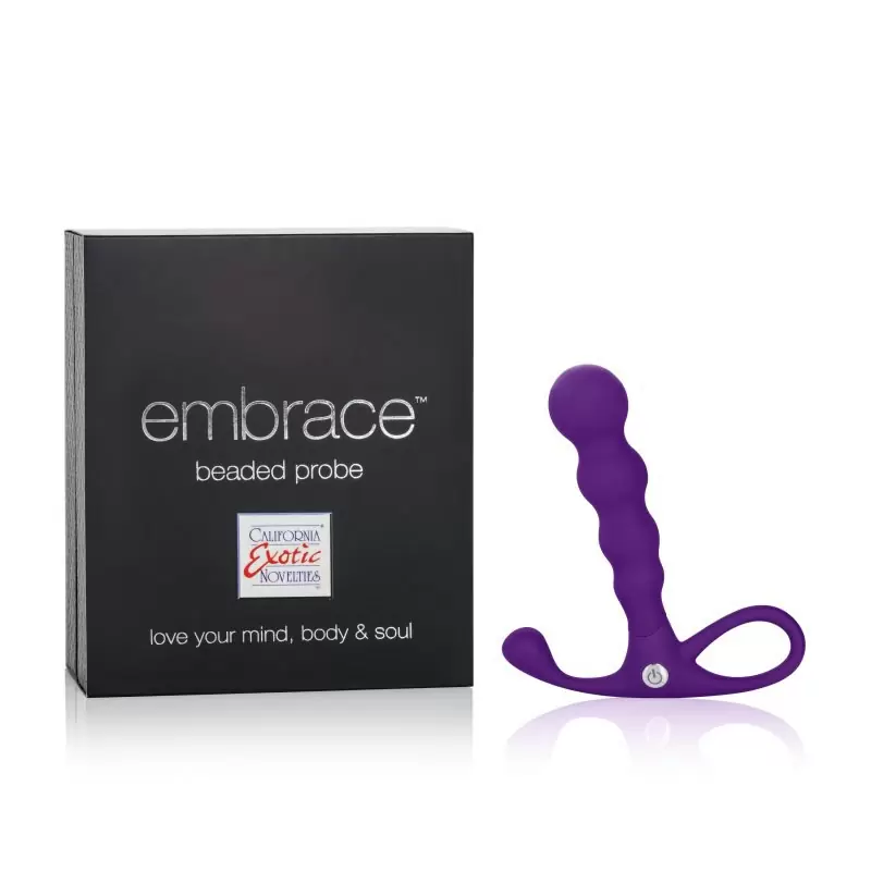 Массажер простаты Embrace Beaded Probe перезаряжаемый – фиолетовый
