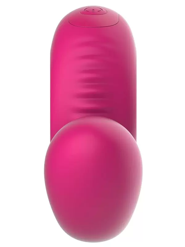 Розовый анатомический вибратор SVibe GIZI Lite с 2 моторами и 5 режимами, 12 см