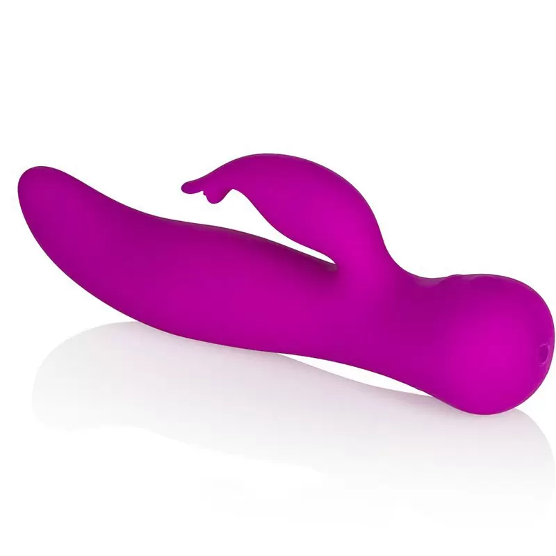 Вибромассажер Vanity Vr15 со стимулятором клитора в форме ротика – фиолетовый