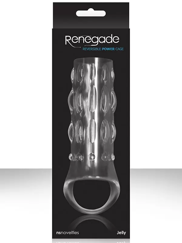 Насадка на пенис Renegade Reversible Power Cage – прозрачная