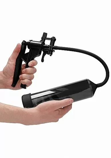 Помпа на пенис из пластика Elite Beginner Pump - Black