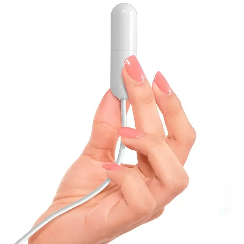 Вибропуля iSex с USB-питанием малая – белый