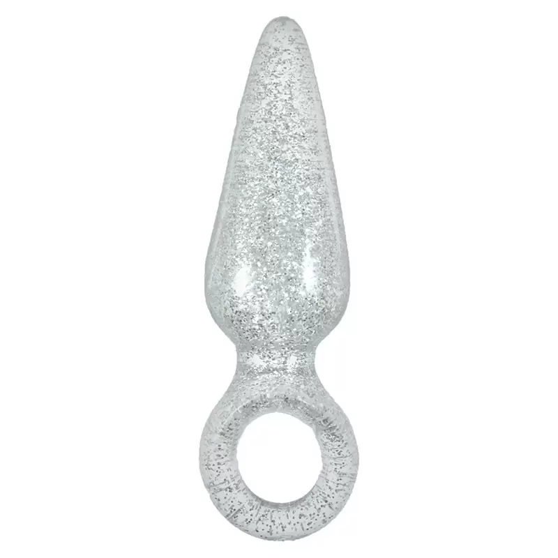 Анальная пробка Booty Pops малая – прозрачная