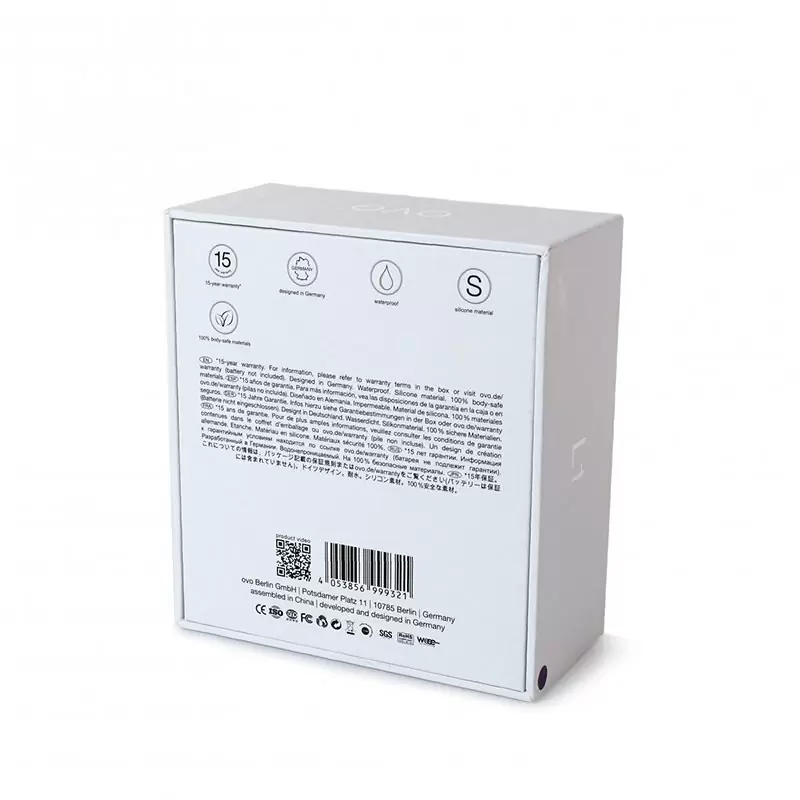 Набор вагинальных шариков Ovo L1 с держателем – фиолетовый