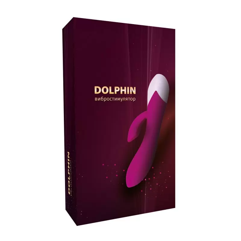Многофункциональный вибростимулятор Dolphin с клиторальным стимулятором – розовый