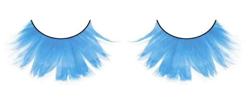 Ресницы перьевые Baci Клест – голубой